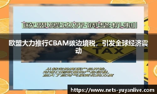 欧盟大力推行CBAM碳边境税,引发全球经济震动